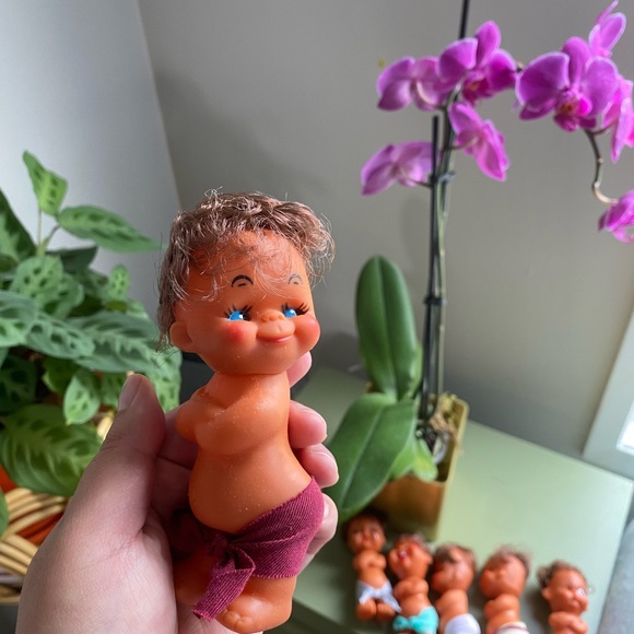 New Old Stock rubber moody dolls Chi-Teh made in Taiwan collectible 70s - Picture 7 of 9